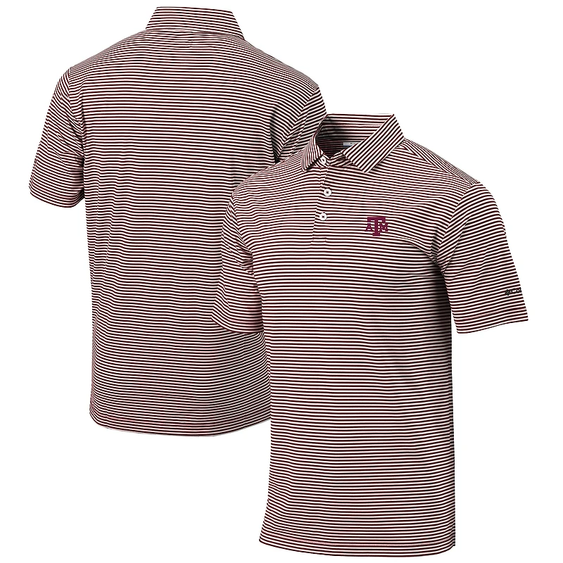 Men's Columbia  Maroon Texas A&M Aggies Omni-Wick Club Invite Polo