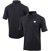 Men's Columbia  Black Kansas State Wildcats Omni-Wick Set II Polo