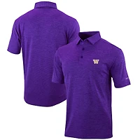 Men's Columbia  Purple Washington Huskies Omni-Wick Set II Polo
