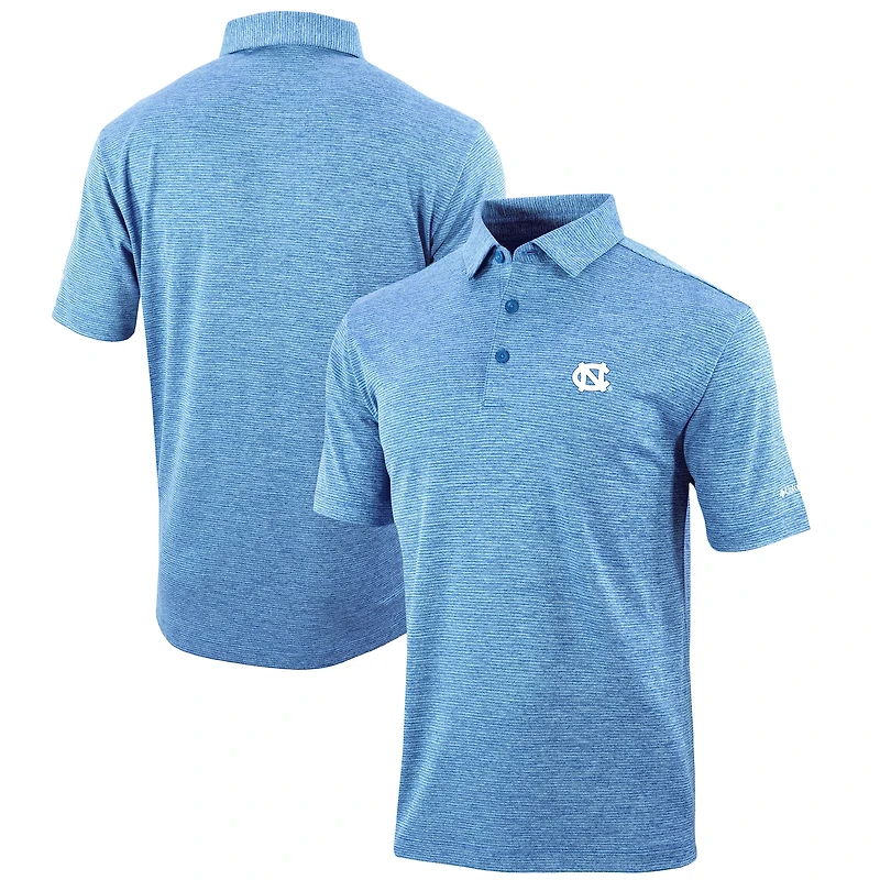 Men's Columbia  White North Carolina Tar Heels Omni-Wick Set II Polo