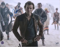 Alden Ehrenreich Solo: A Star Wars Story Autographed 11" x 14" Photograph - Alden Hologram