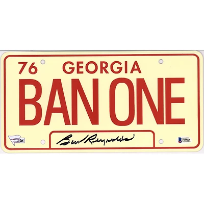 Burt Reynolds Smokey and the Bandit Autographed License Plate - BAS