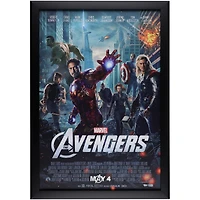 Chris Evans Captain America Autographed Framed 30" x 42" Avengers Movie Poster