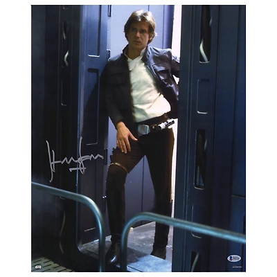 Harrison Ford The Empire Strikes Back Autographed 16" x 20" At Doorway Photograph - BAS