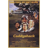 Cindy Morgan and Michael O'Keefe Caddyshack Autographed 23" x 35.5" Movie Poster with "Lacey and Noonan" Inscriptions