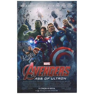 Jeremy Renner The Avengers: Age of Ultron Autographed 11" x 17" Movie Poster