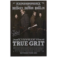 Hailee Steinfeld True Grit Autographed 11" x 17" Movie Poster