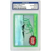 Mark Hamill Autographed 1977 Topps Star Wars Luke Skywalker #218 PSA Authenticated Card