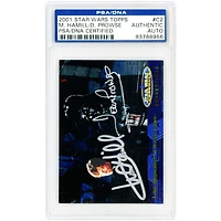 Mark Hamill and David Prowse Return of the Jedi Autographed 2001 Topps #C2 PSA Authenticated Card