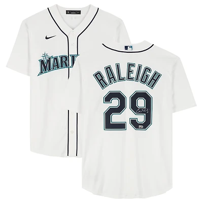 Cal Raleigh Seattle Mariners Autographed Nike Replica Jersey