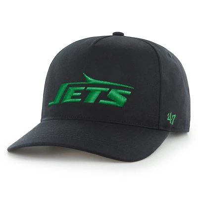 Men's '47  Black New York Jets Legacy Hitch Adjustable Hat