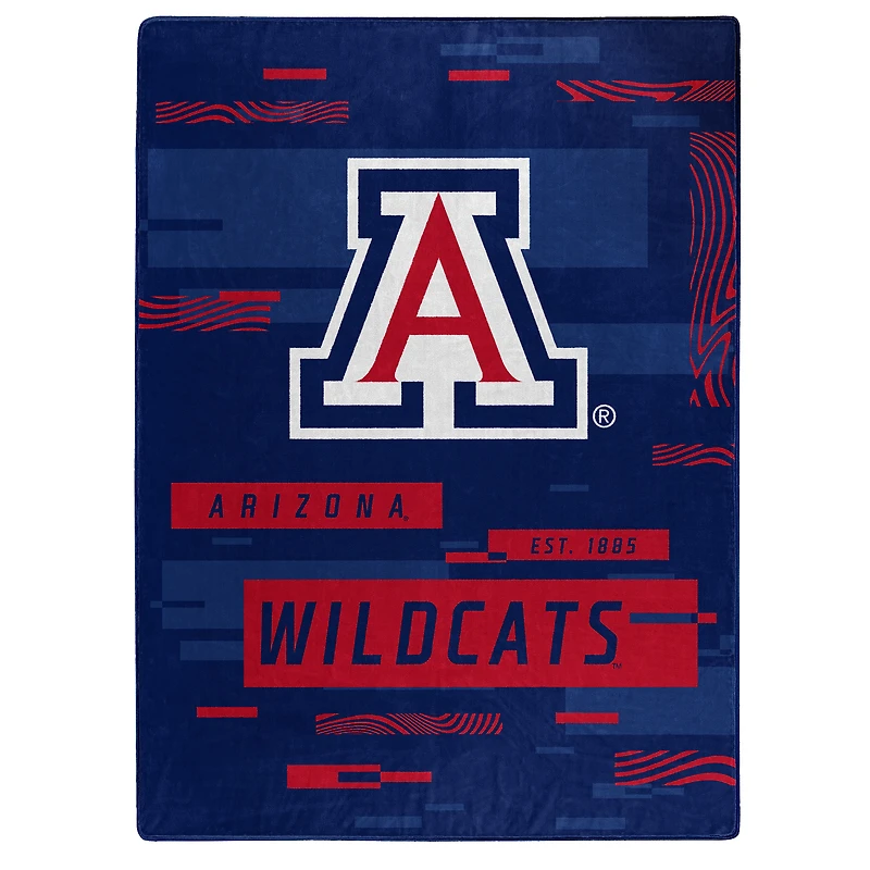 The Northwest Group  Arizona Wildcats 50" x 60" Digitize Raschel Throw Blanket