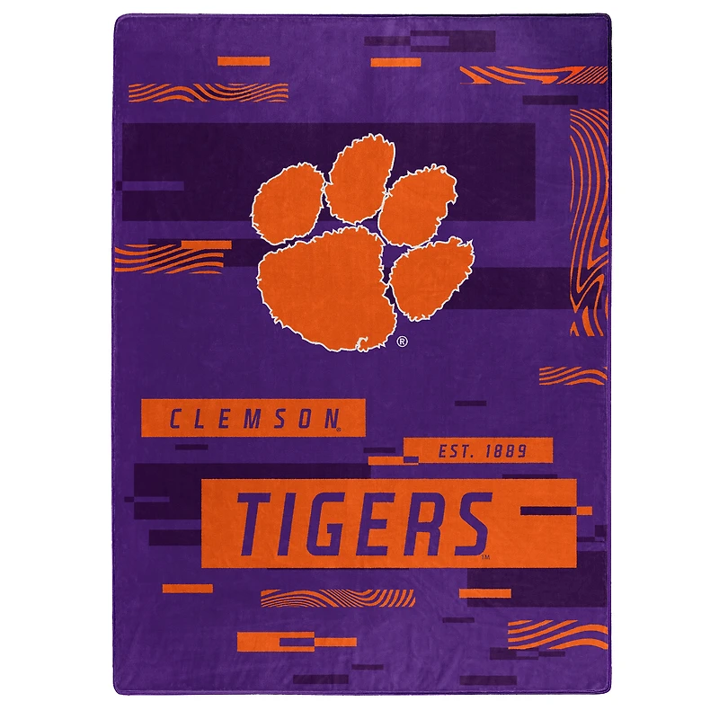 The Northwest Group  Clemson Tigers 50" x 60" Digitize Raschel Throw Blanket