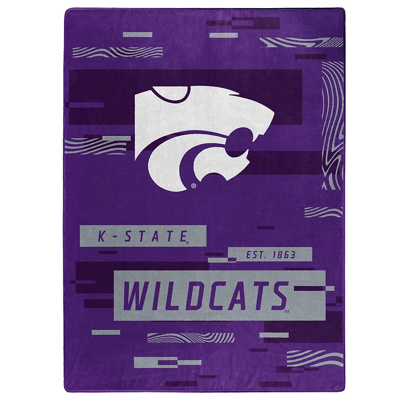 The Northwest Group  Kansas State Wildcats 50" x 60" Digitize Raschel Throw Blanket