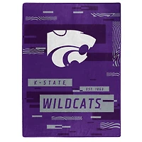 The Northwest Group  Kansas State Wildcats 50" x 60" Digitize Raschel Throw Blanket