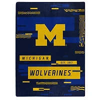 The Northwest Group  Michigan Wolverines 50" x 60" Digitize Raschel Throw Blanket