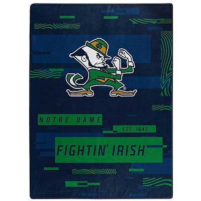 The Northwest Group  Notre Dame Fighting Irish 50" x 60" Digitize Raschel Throw Blanket