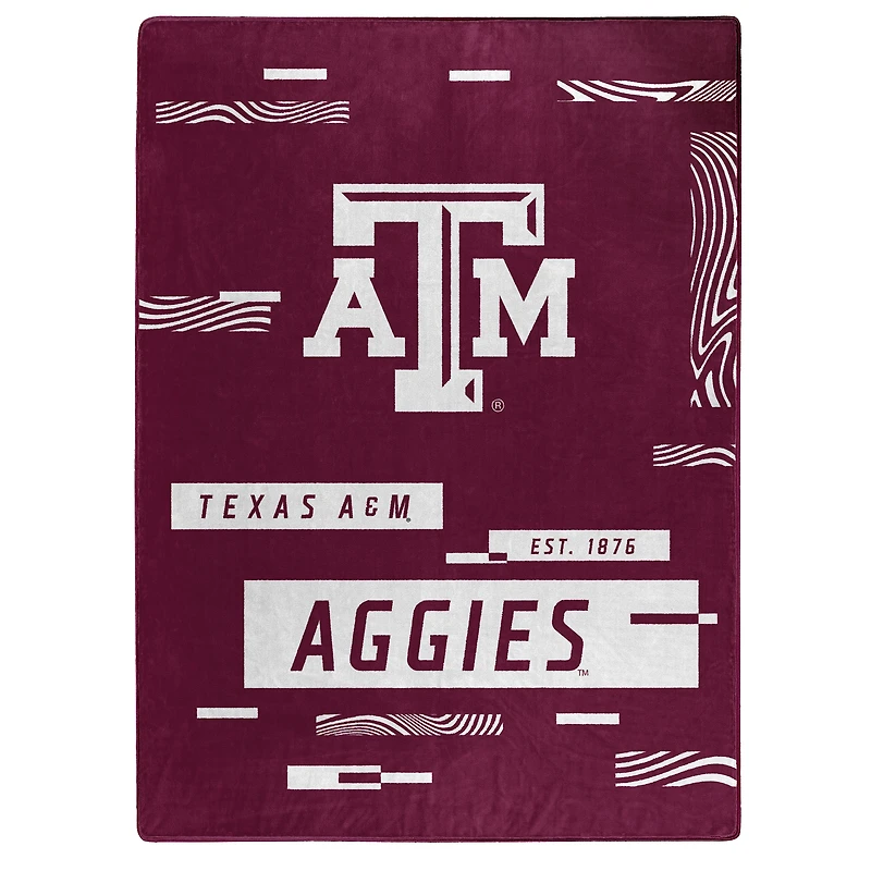 The Northwest Group  Texas A&M Aggies 50" x 60" Digitize Raschel Throw Blanket