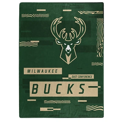 The Northwest Group  Milwaukee Bucks 50" x 60" Digitize Raschel Throw Blanket