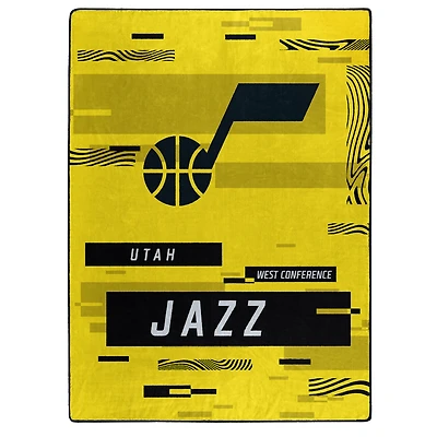 The Northwest Group  Utah Jazz 50" x 60" Digitize Raschel Throw Blanket