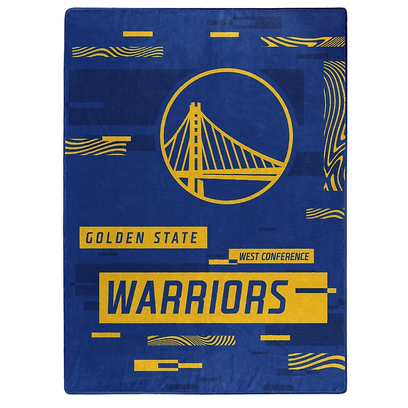 The Northwest Group  Golden State Warriors 50" x 60" Digitize Raschel Throw Blanket