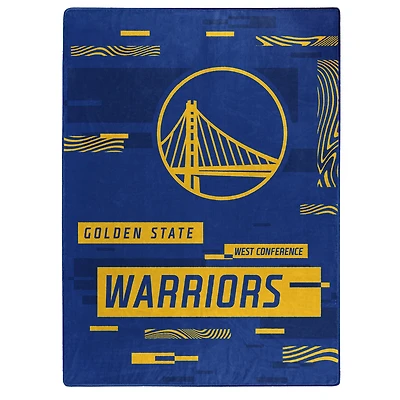 The Northwest Group  Golden State Warriors 50" x 60" Digitize Raschel Throw Blanket