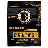 The Northwest Group  Boston Bruins 50" x 60" Digitize Raschel Throw Blanket