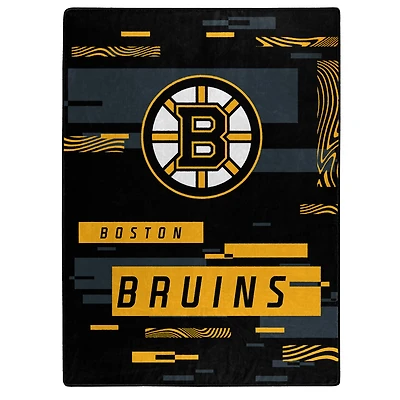 The Northwest Group  Boston Bruins 50" x 60" Digitize Raschel Throw Blanket