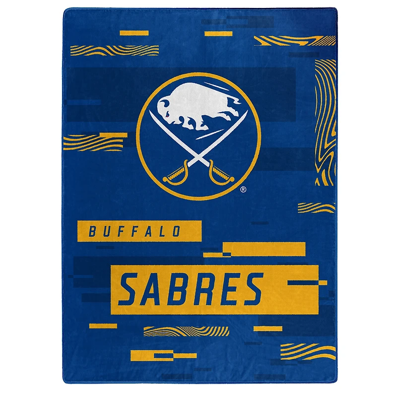 The Northwest Group  Buffalo Sabres 50" x 60" Digitize Raschel Throw Blanket