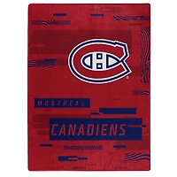 The Northwest Group  Montreal Canadiens 50" x 60" Digitize Raschel Throw Blanket