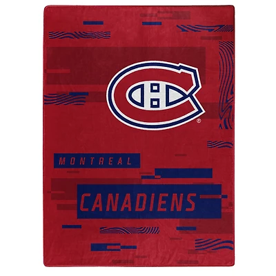 The Northwest Group  Montreal Canadiens 50" x 60" Digitize Raschel Throw Blanket