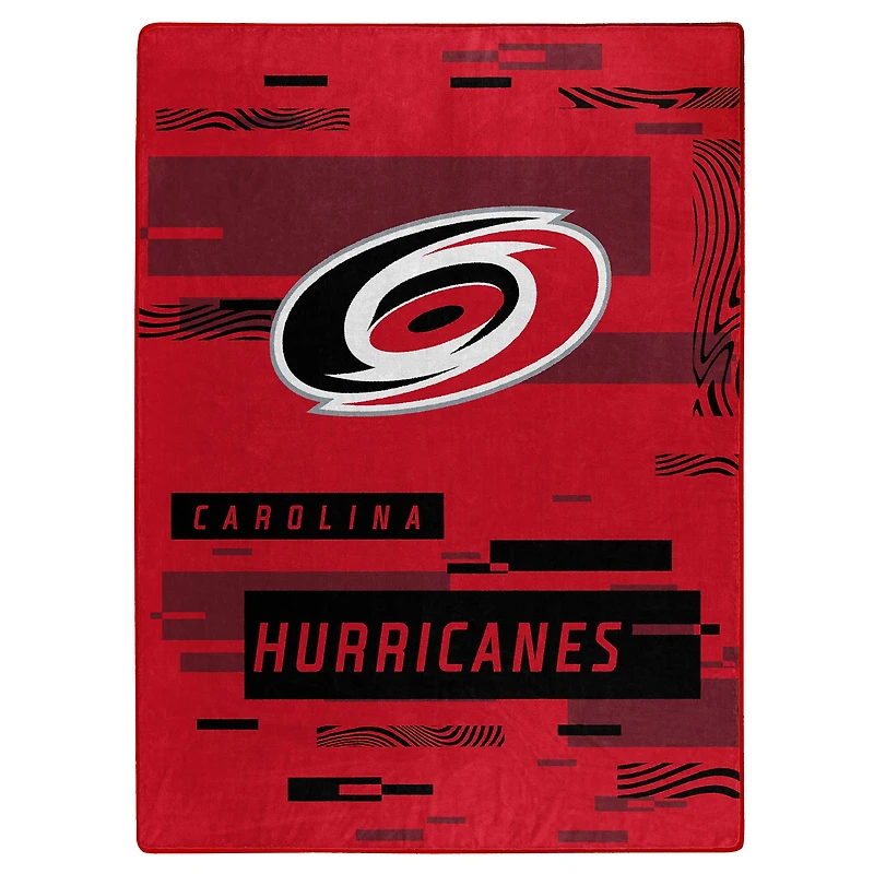 The Northwest Group  Carolina Hurricanes 50" x 60" Digitize Raschel Throw Blanket