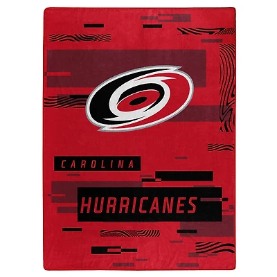 The Northwest Group  Carolina Hurricanes 50" x 60" Digitize Raschel Throw Blanket