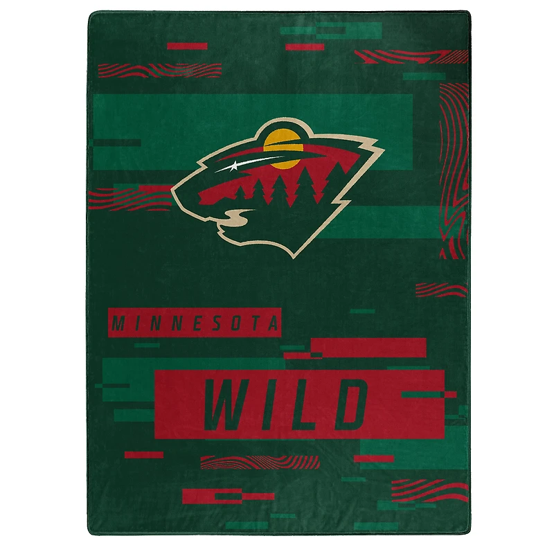The Northwest Group  Minnesota Wild 50" x 60" Digitize Raschel Throw Blanket