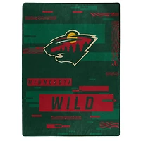 The Northwest Group  Minnesota Wild 50" x 60" Digitize Raschel Throw Blanket