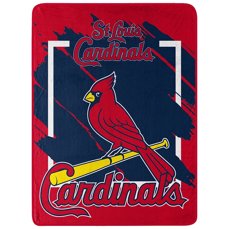The Northwest Group  St. Louis Cardinals 46" x 60" Dimensional Micro Raschel Plush Throw Blanket