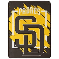 The Northwest Group  San Diego Padres 46" x 60" Dimensional Micro Raschel Plush Throw Blanket