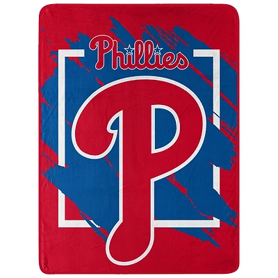 The Northwest Group  Philadelphia Phillies 46" x 60" Dimensional Micro Raschel Plush Throw Blanket
