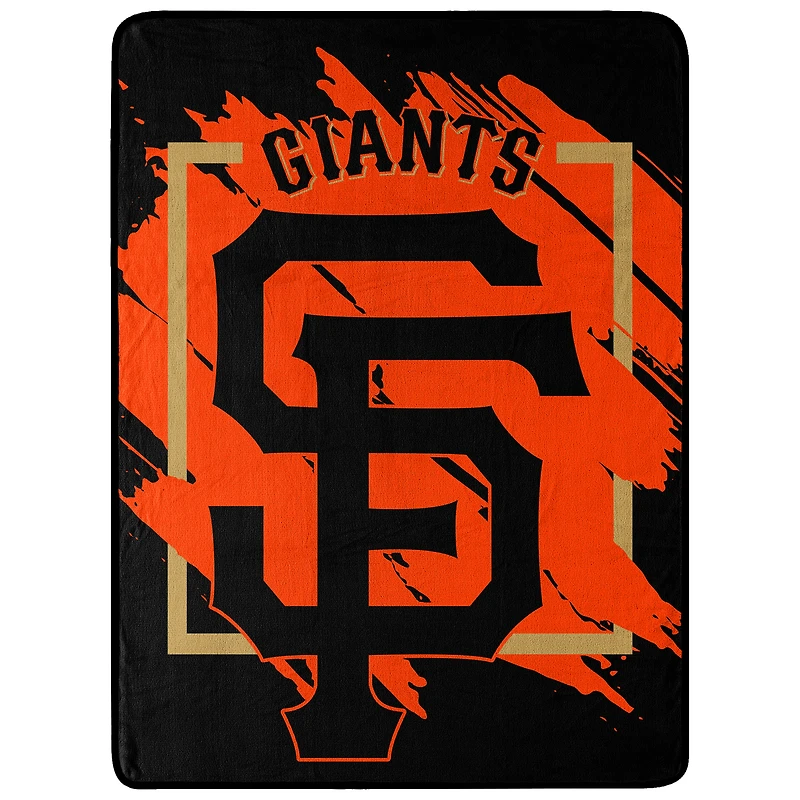 The Northwest Group  San Francisco Giants 46" x 60" Dimensional Micro Raschel Plush Throw Blanket