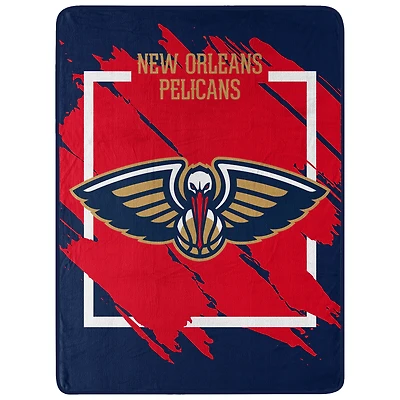 The Northwest Group  New Orleans Pelicans 46" x 60" Dimensional Micro Raschel Plush Throw Blanket