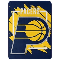 The Northwest Group  Indiana Pacers 46" x 60" Dimensional Micro Raschel Plush Throw Blanket