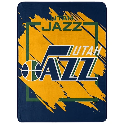The Northwest Group  Utah Jazz 46" x 60" Dimensional Micro Raschel Plush Throw Blanket