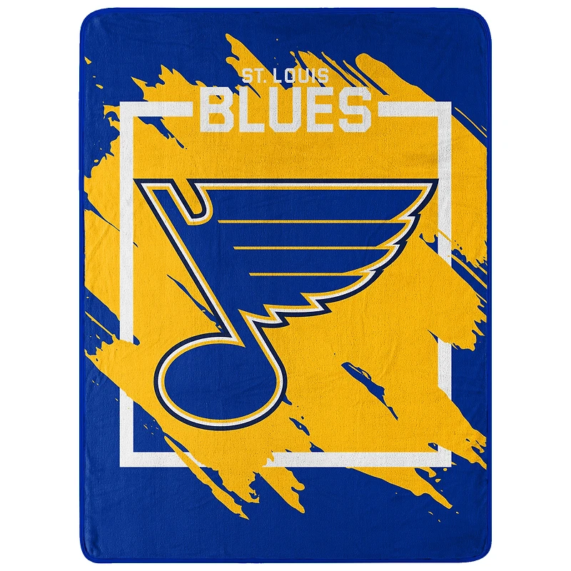 The Northwest Group  St. Louis Blues 46" x 60" Dimensional Micro Raschel Plush Throw Blanket