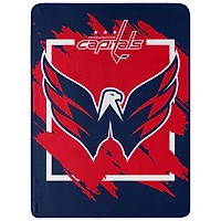 The Northwest Group  Washington Capitals 46" x 60" Dimensional Micro Raschel Plush Throw Blanket