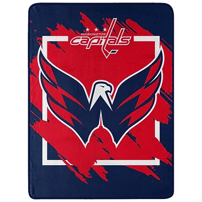 The Northwest Group  Washington Capitals 46" x 60" Dimensional Micro Raschel Plush Throw Blanket
