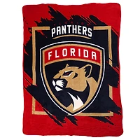 The Northwest Group  Florida Panthers 46" x 60" Dimensional Micro Raschel Plush Throw Blanket
