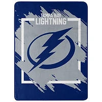 The Northwest Group  Tampa Bay Lightning 46" x 60" Dimensional Micro Raschel Plush Throw Blanket