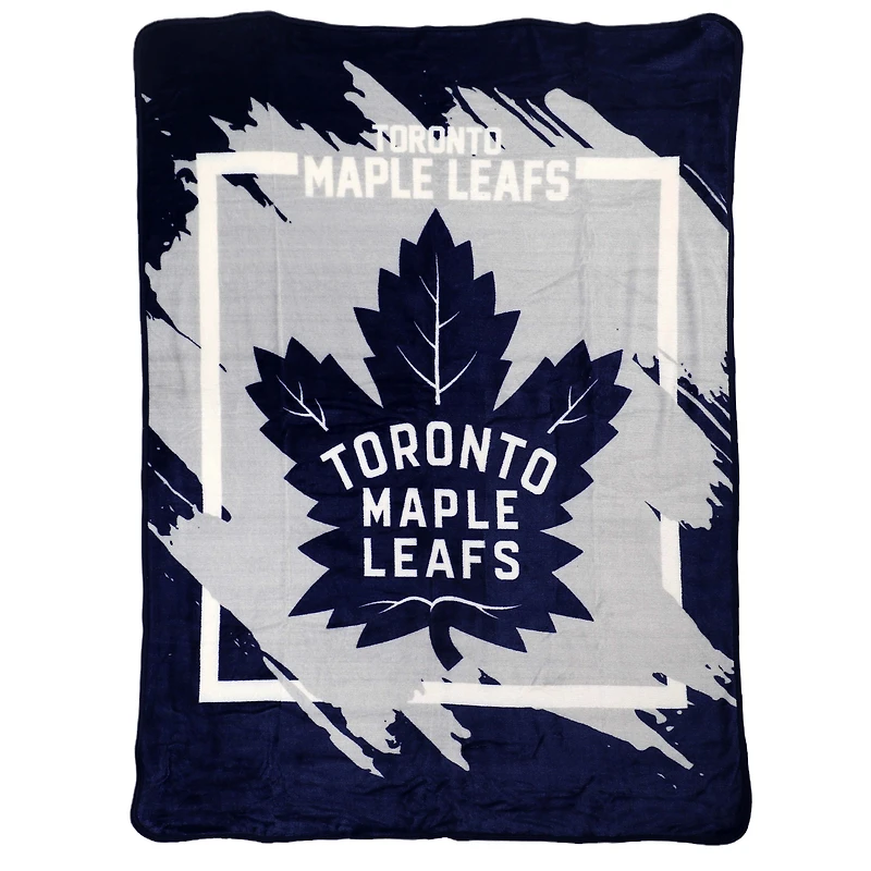 The Northwest Group  Toronto Maple Leafs 46" x 60" Dimensional Micro Raschel Plush Throw Blanket