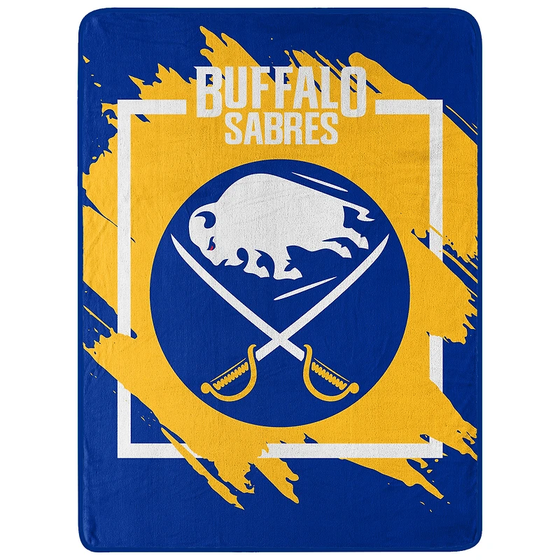 The Northwest Group  Buffalo Sabres 46" x 60" Dimensional Micro Raschel Plush Throw Blanket