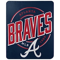 The Northwest Group  Atlanta Braves 50" x 60" Campaign Fleece Throw